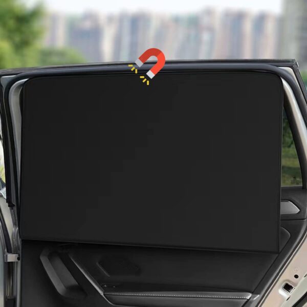 Car Side Sun Shades, 4 PCS Window Sunshades Privacy Curtains, 100% Block Light f