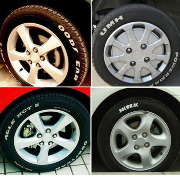 c1f45d4349f2fa2b 1Pc Car Oily Painting Waterproof Permanent Graffiti Touch Up Tyre Marker Auto Rubber Tire Tread Mark Pen for Bike Cars Metal