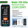 Aicevoos Beam Digital Rangefinder 50M70M100M120M Green Light Distance Meter Trena Laser Tape Measure Roulette