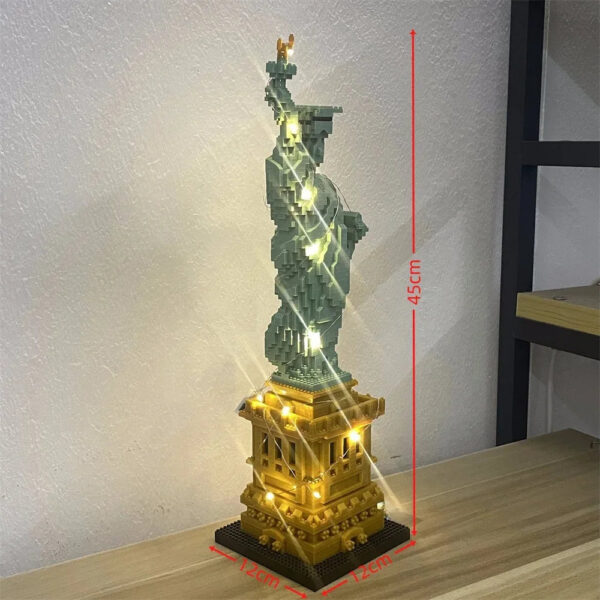 c209656e9a2cc26d Knew Built Exquisite Paris Eiffel Tower Micro Mini Building Blocks Toys Set: LED Illuminated, Perfect Gift Illuminate Your World