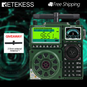 c214c4000aab61c0 Retekess TR113 Portable Flagship Fever Receiver Full Band Ham Amateur Shortwave Antenna Radio VHF UHF SSB For Gift