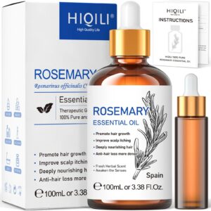 c21a3546ab2bb42c HIQILI Rosemary Jasmine Lavender Mint Essential Oils for Hair Care, increasing luster, Massage, Skin Care, Diffuser, Humidifier