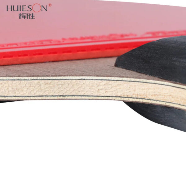 Huieson 6 Star Carbon Fiber Blade Table Tennis Racket Double Face Pimples Ping Pong Paddle Racket Set