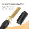 Electric Iron Massage Long Curly Hair Haircutting For Women Home Use Durable Curling Comb Fluffy Combs