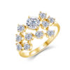 Szjinao Certified Total Is 1.5ct Full Moissanite Ring Woman With Many Stones Sier Infinity Trend Jewelry For Engagement New In