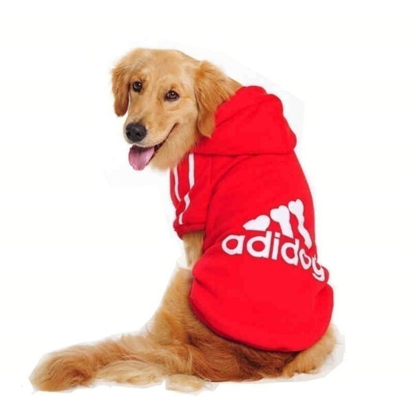 c2591d3149e90646 Winter Dog Clothes Adidog Sport Hoodies Sweatshirts Warm Coat Clothing for Small Medium Large Big Dogs Cat Pets Puppy Outfi