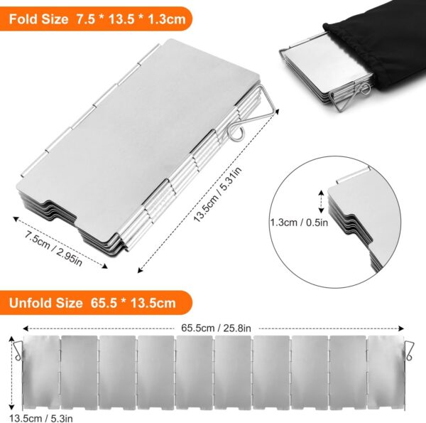 c25eb8c53a0f0fad Odoland Campingkocher 3500W Gaskocher mit Piezozündung, Winddicht Gas Campingkocher für alle Schraubkartusche Gasbrenner, mit Adapter Faltbar Camping Kocher