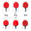 c266a24ff06fc6ab KOKUTAKU ITTF professional 4/5/6 Star ping pong racket Carbon table tennis racket bat paddle set pimples in rubber with bag