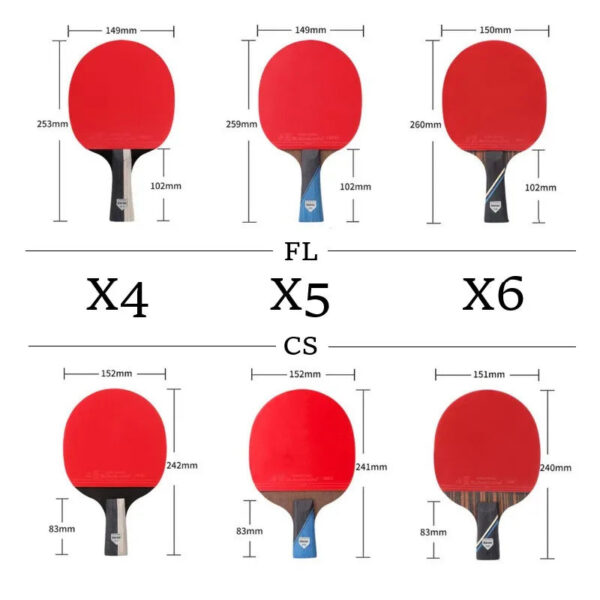 c266a24ff06fc6ab KOKUTAKU ITTF professional 4/5/6 Star ping pong racket Carbon table tennis racket bat paddle set pimples in rubber with bag