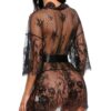 Avidlove Women's Lace Kimono Robe Babydoll Lingerie Mesh Nightgown S-5XL