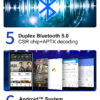 c26bc72fe7fed64c Yophoon 2023 NEW WiFi MP4 Android 8.1 Bluetooth MP3 Player Music Walkman Spotify Player//Tidal/Deezer