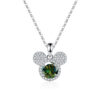 c27be881bfebdf0f JoyceJelly S Sterling Sier Pendant 1 Carat Moissanite Diamond Necklace Women's Fashion Jewelry Rat Head Mouse