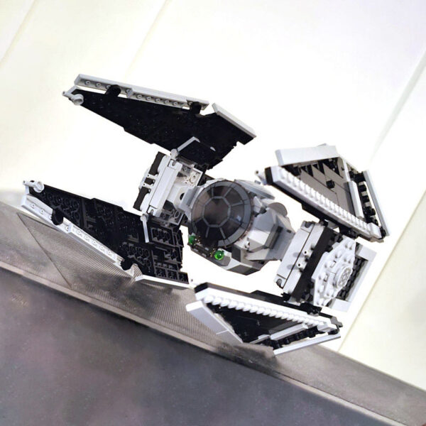 c2839a13a8864fdd 418Pcs TIE Interceptors Defender MOC Building Blocks Imperial Fleet Emperor Royal Guard Fighters DIY Brick Space Collection Toys