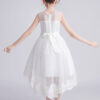 Kids Dress For 4-12 Girls Costumes Wedding Party Tailing Evening Elegant Princess Sleeveless Children’s Dresses 1293