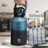 FEIJIAN Thermos Bottle 1.9L Large Capacity Stainless Steel Thermal Water Bottle Cold and Hot Vacuum Flask With rope Gym