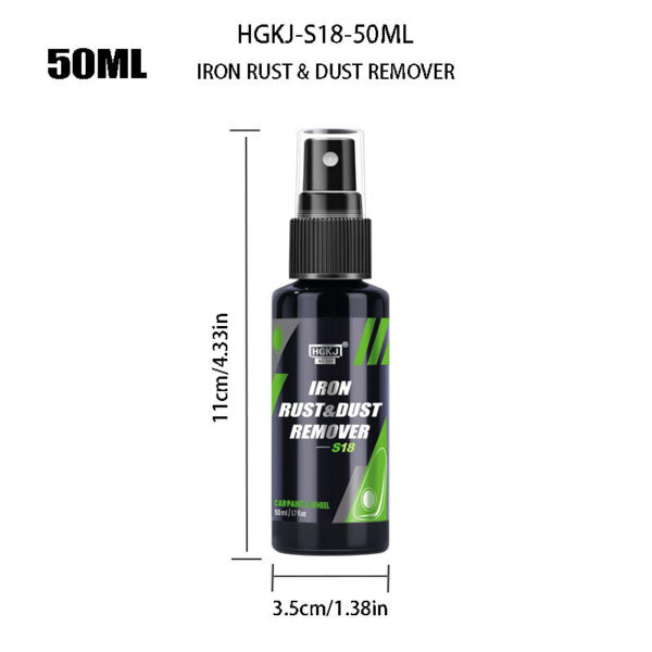 c2c1b90883e06742 HGKJ Car Paint & Wheel Iron Particles Powder Cleaning Super Rust Dust Remover Spray Metal Surface Defender Auto Rim Cleaner