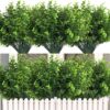 c2c7d2dd1ca3b0da RECUTMS 12 Bundles Outdoor Artificial Flowers UV Resistant Fake Boxwood Plants, Faux Greenery for Indoor Outside Hanging Plants Garden Porch Window Box Home Wedding Farmhouse Décor(Yellow)