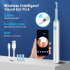 Wireless Smart Visual Cleaner Otoscope WiFi Luminous Earpick Removal Tool With Camera Endoscope Ear Wax Remover