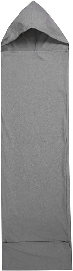 c2d01f826c4bc15e Foppla Schlafkissen, grau, 360°-Wickelung, tragbar, weich und bequem, bewegliche Schlafdecke, hält warm, waschbar, sensorische Schlafkapsel für Kinder und Erwachsene