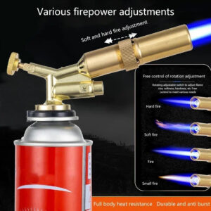 c2d02a530ea59e28 Portable Welding Gas Torch Flame Butane Burner Outdoor Camping BBQ Lighter Flamethrower Kitchen Supplies Welding Equipment