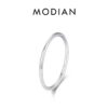 c2d756096c2959fb MODIAN 925 Sterling Silver Minimalist Thin Stackable Fashion Rings Classic Gold Color Fine Jewelry For Women Girl Party Gifts