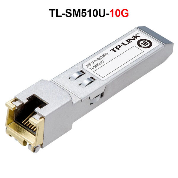 c2e6d30223b3c2cf TP-Link 10G Copper SFP+ Module 10GBase-Tx 2.5G Fiber Optical RJ45 Ethernet Port 10Gbps Transceiver Module Transmission TL-SM510U
