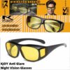 Drivers Goggles Interior Accessory Protective Gears Sunglasses Night Vision Anti Glare Car Driving Glasses 2024 NEW