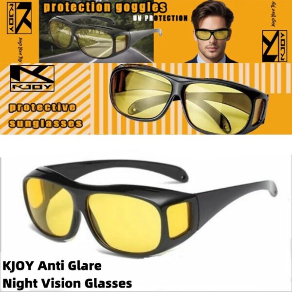 Drivers Goggles Interior Accessory Protective Gears Sunglasses Night Vision Anti Glare Car Driving Glasses 2024 NEW