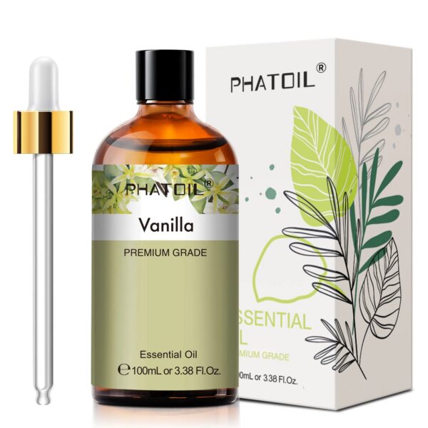 c2ebf9e0140e52ec PHATOIL 100ml Essential Oils Lemon Eucalyptus Sweet Orange Cinnamon Vanilla Aroma Oils for Humidifier Diffuser Aromatherapy