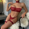 c2f5081edd5186bb Sexi Babydoll Lace Bra And Panty Set Perspective Sex Erotic Costumes Lingerie Set Underwear Dress Porn Sexy Lingerie For Women