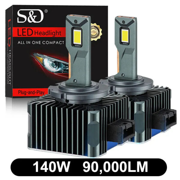 c2fa6d89edd862e0 90000LM D3S LED D1S D2S D4S D5S D8S Led 140W Headlights HID D1R D2R D3R D4R D5R D8R Bulb Canbus Car Light Auto 6000K 12V 24V