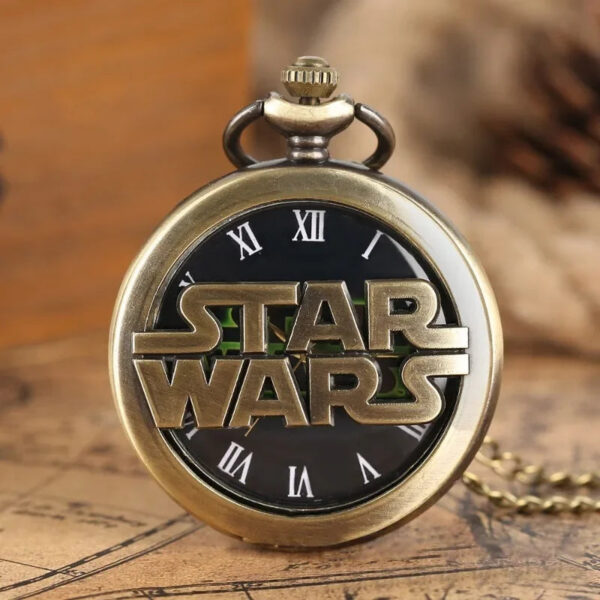 c3176c6353a5eab9 Stars Wars Film Serie Retro Hollow Quartz Pocket Watch Casual Pendant Clock with Necklace Chain Christmas Birthday Men Gift