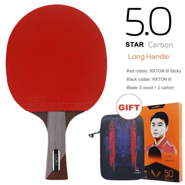 c31c860f97033dbd Loki RXTON R-Series 5/6/7 Star Table Tennis Racket Carbon Balance Offensive Ping Pong Racket Professional Hollow Handle