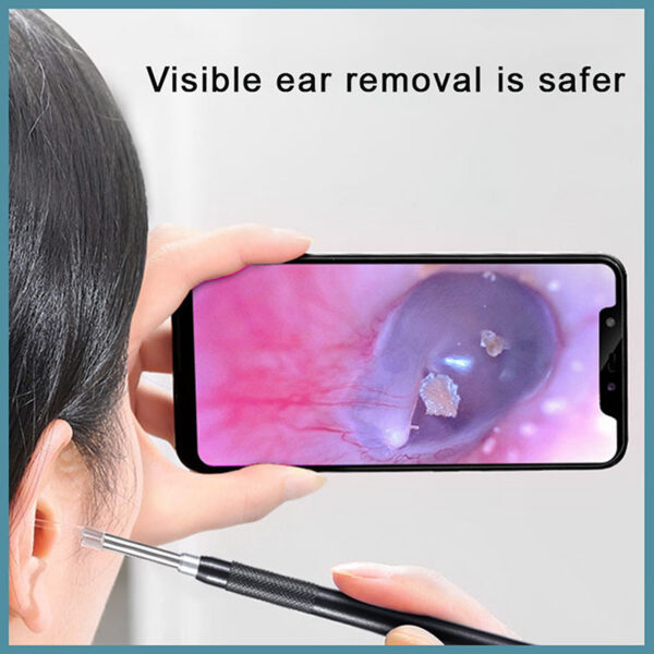 c31d5869014d22d7 Smart Visual Earpick Endoscope Spoon Cleaner Camera Otoscope Ear Wax Remover Earwax Removal Tool Support Android PC Type-c