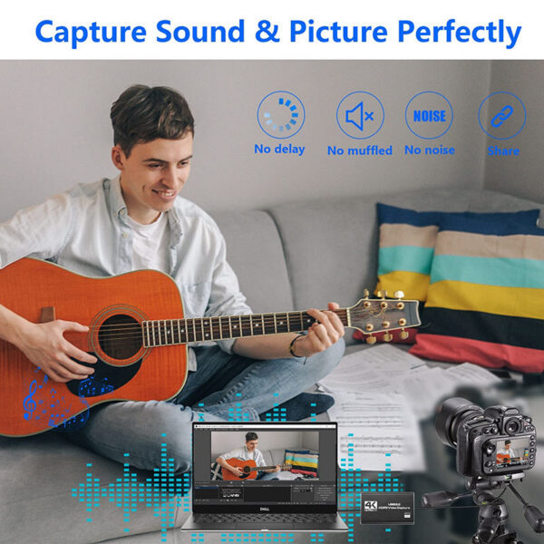 4k Hdmi Video Capture Card Streaming Black Full Hd 1080p 60fps Usb Cam k Game Audio For Nintendo Switch Ps5 3ds Xbox Ps4