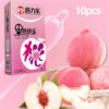 c32a79b61d2fb155 Fruit Flavor Condoms Extra Lubricated Contracepation Ultrathin Invisible Cock Penis Sleeve Sex Goods for Men 18+ Sex Life