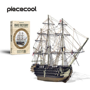 c335abea9aa938d3 Piececool 3D Metal Puzzles HMS Victory Ship Jigsaw Set Assembly Model Kits Adult Brain Teaser DIY Boat for Collection