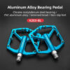 c33911be4c030f25 ROCKBROS Bike Pedals Aluminum Alloy Anti-slip Bicycle Pedals Ultralight Sealed Bearing One-piece MTB Road Mountain Cycling Pedal