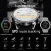 c3596bfbf6ab477b New GPS Track Smart Watch Men AMOLED HD Screen Outdoor Sports Fitness Heart Rate NFC IP68 Waterproof Bluetooth Call Smart Watch