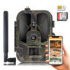 4G Tracking 4K APP Control Cloud Service 8000Mah Li-Battery Hunting Camera Cam NightVision 120° Detection Wildlife came