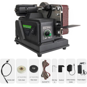c3912900c15fd55a Allsome Mini Belt Sander, 180W Electric Sander with 10pcs 533*30mm Sanding Belts, Suitable for Makita 18V battery