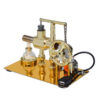 Hot Air Single Cyder Stirg Engine Generator Physics Popular Science Production Invention Collection Toy