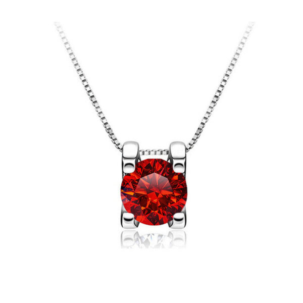 c3aba622aa1d2222 JoyceJelly 1ct D Color VVS Moissanite Pendant Necklace For Women Classic Design Sterling Sier Jewelry Diamond Test Passed