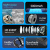 c3ad87df3dfcfd58 HEERAK Portable Depth Water Handheld 1080P 4.3 Inch LCD Fish Finder Underwater 220° Fishing Camera With Night Vision