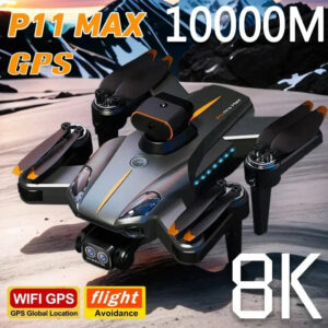 c3be31f2620b0242 P11 Pro Max Drone 8K 5G GPS Professional HD Aerial Photography Dual-Camera Obstacle Avoidanc Brushless Quadrotor Children Gifts