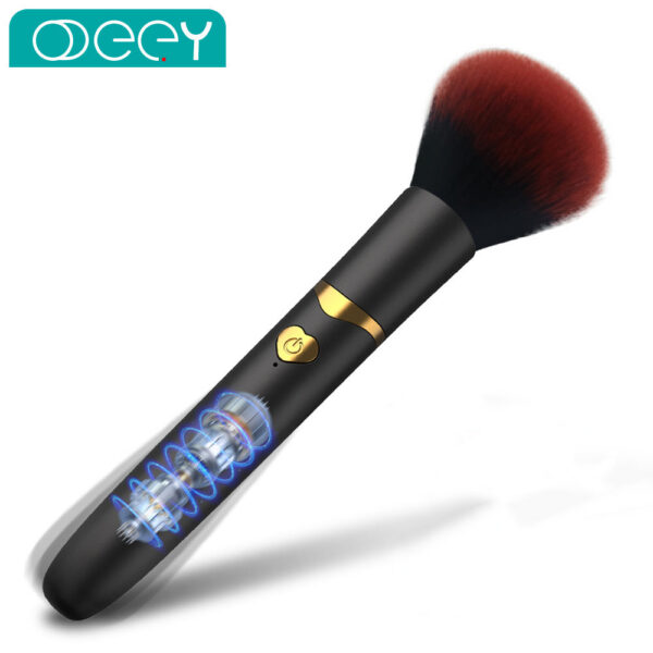 c3c0e581e8a9a1cb Makeup Brush G Spot Vibrator Sex Toys Powerful Vibrating Vagina Nipple Orgasm Stimulator USB Wireless Charging AV Stick Massager