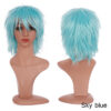 BENIHAIR Synthetic Cosplay White Red Green Blue Pink Yellow Short Layer Fake Hair Extension Men Women Party Wig