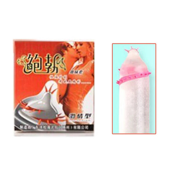 c3e4d593111c60ed Ultra-Thin Lubricated Condoms Large Particles Ribbed Dotted Granular Passionate Contracepation Sex Toys for Men Penis Sleeves