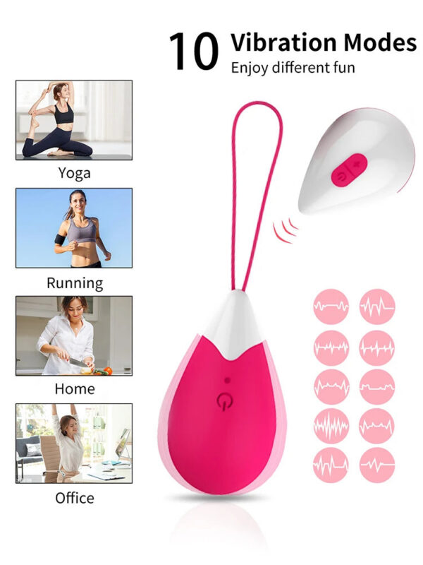 c4019a2d7c36ddb7 Yoaiv Remote Control Vibrating Egg Women Sex Toy Wear Panties Adult Masturbator Massage Vaginal Ball Clitoris G Spot Stimulation