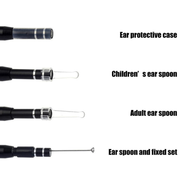 c40742d2e55993cb Medical In Cleaning Endoscope Spoon Mini Camera Picker Wax Removal Visual Ear Mouth Nose Otoscope Support Android PC